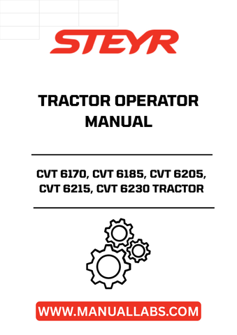 Discover the essential STEYR CVT 6170, CVT 6185, CVT 6205, CVT 6215, CVT 6230 Tractor Operator Manual (Part No. 47457290). This comprehensive guide is designed to enhance your operational efficiency and ensure you get the most out of your tractor. With detailed instructions and insights, it covers everything from basic operations to advanced features, making it an invaluable resource for both novice and experienced operators.