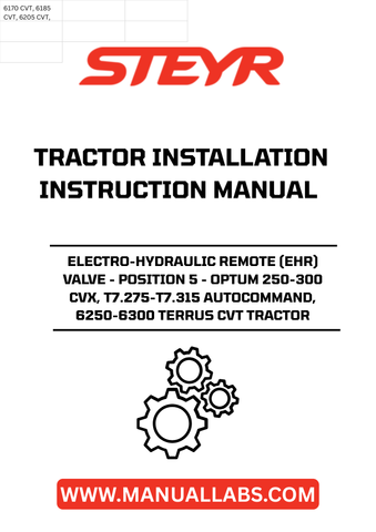 Introducing the STEYR Electro-Hydraulic Remote (EHR) Valve, designed specifically for optimal performance in your Optum 250-300 CVX, T7.275-T7.315 AutoCommand, and 6250-6300 Terrus CVT tractors. This high-quality valve ensures precise control and responsiveness, enhancing your tractor's hydraulic capabilities for a variety of agricultural tasks.
