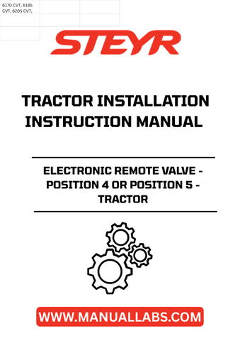 Introducing the STEYR Electronic Remote Valve, designed for seamless integration with your tractor. Available in both Position 4 and Position 5 configurations, this valve enhances your tractor's functionality, allowing for precise control of hydraulic implements. Whether you're plowing, lifting, or towing, this remote valve ensures optimal performance and efficiency.