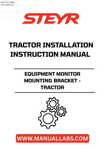 Enhance your tractor's functionality with the STEYR Equipment Monitor Mounting Bracket. Designed for seamless installation, this durable bracket ensures that your equipment monitor is securely mounted, providing you with easy access to vital information while you work. Its robust construction guarantees longevity, making it a reliable addition to your agricultural toolkit.