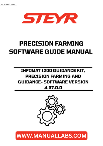 Experience the future of farming with the STEYR Infomat 1200 Guidance Kit, designed to elevate your precision farming capabilities. This advanced guidance system features the latest software version 4.37.0.0, ensuring you have access to cutting-edge technology that enhances efficiency and accuracy in your agricultural operations.