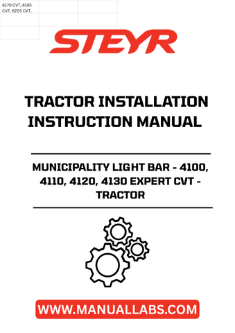Discover the essential STEYR ISOBUS 11783 Tractor Installation Instructions Manual (Part Number: 51563357), designed to streamline your tractor setup process. This comprehensive guide provides clear, step-by-step instructions tailored specifically for STEYR tractors, ensuring a seamless installation experience.