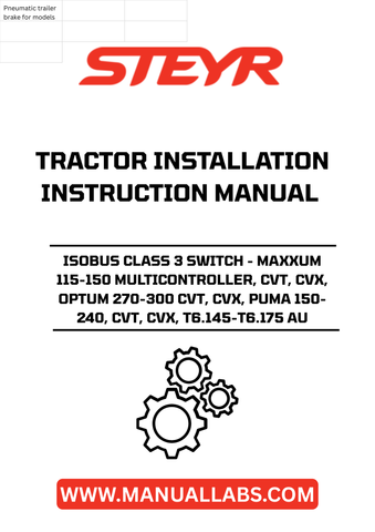 Upgrade your agricultural efficiency with the STEYR ISOBUS Class 3 Switch, designed specifically for MAXXUM 115-150, OPTUM 270-300, and PUMA 150-240 tractors. This advanced multicontroller enhances your tractor's connectivity, allowing seamless integration with ISOBUS-compatible implements. Experience improved control and functionality, making your farming tasks more streamlined and productive.