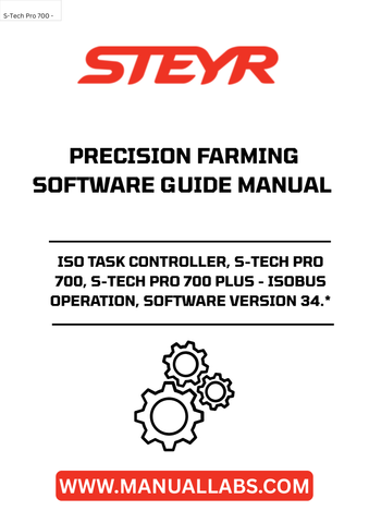 Experience the future of precision farming with the STEYR ISO Task Controller, featuring the advanced S-TECH PRO 700 and S-TECH PRO 700 PLUS systems. Designed for seamless ISOBUS operation, this cutting-edge technology ensures that your agricultural machinery communicates effectively, optimizing performance and efficiency in every task.