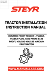 Introducing the STEYR JDYNAMIC Front Fenders, designed specifically for TS100A-TS135A PLUS, 4100 PROFI-6135 PRO, and MXU100-MXU135 Maxxum Pro tractors. These fenders are engineered to enhance the durability and performance of your tractor, providing superior protection against debris and harsh weather conditions.