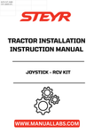 Enhance your tractor's functionality with the STEYR Joystick RCV Kit. This essential installation instructions manual (part number 82998746) provides clear, step-by-step guidance to ensure a seamless setup. Designed specifically for STEYR tractors, this kit allows for precise control of remote-controlled valves, making your agricultural tasks more efficient.