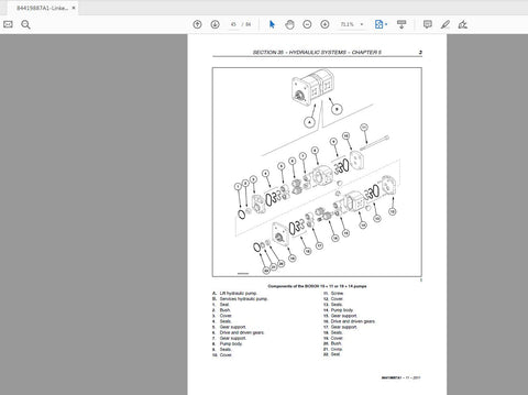Unlock the full potential of your STEYR KOMPAKT 4055S and 4065S tractors with the comprehensive Service Manual (Part No. 84419887A1). This PDF file is an essential resource for both seasoned mechanics and DIY enthusiasts, providing detailed insights into maintenance, troubleshooting, and repair procedures tailored specifically for your tractor model.