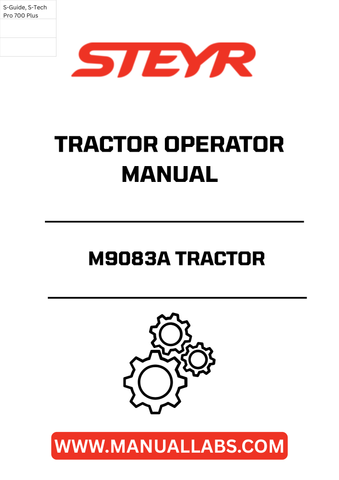 Discover the essential STEYR M9083A Tractor Operator Manual (30414DEH), your go-to resource for maximizing the performance and longevity of your tractor. This comprehensive manual is designed to provide you with detailed instructions, maintenance tips, and troubleshooting advice, ensuring that you can operate your tractor with confidence and efficiency.