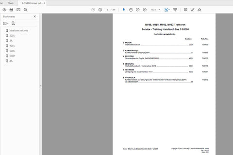 With clear diagrams, step-by-step instructions, and expert tips, this service manual ensures that you can efficiently address any issues that arise, keeping your tractor in peak operating condition. Whether you're performing routine maintenance or tackling more complex repairs, this manual is your go-to guide for reliable and effective solutions.