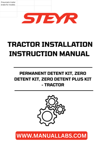 Enhance your tractor's performance with the STEYR Permanent Detent Kit, Zero Detent Kit, and Zero Detent Plus Kit. Designed for seamless installation, these kits provide reliable functionality and improved control for your agricultural machinery. Whether you're looking to upgrade or replace existing components, these kits ensure your tractor operates at its best.