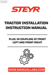 Enhance your STEYR tractor's versatility with the Plug-In Coupling for front left and right installations. This essential accessory allows for seamless attachment of various implements, maximizing your tractor's functionality and efficiency on the field.