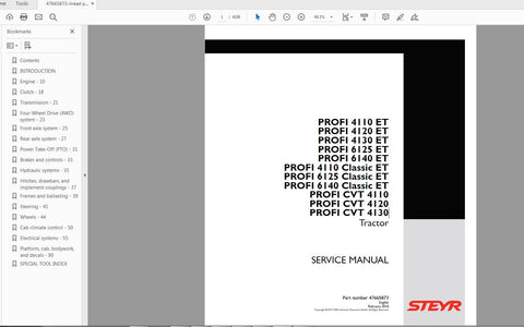 Each model in the STEYR PROFI CVT lineup boasts a powerful engine and a continuously variable transmission, ensuring smooth operation and optimal power delivery.