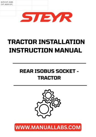 Introducing the STEYR Rear ISOBUS Socket, designed specifically for seamless tractor installation. This high-quality socket ensures reliable connectivity for your agricultural equipment, enhancing the efficiency of your operations. With its robust construction, it withstands the rigors of outdoor use, making it an essential addition to your farming toolkit.
