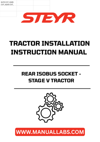 Enhance your STEYR tractor's functionality with the STEYR Rear ISOBUS Socket, designed specifically for Stage V tractor models. This high-quality socket ensures seamless connectivity for your agricultural implements, allowing for efficient operation and improved productivity on the field.