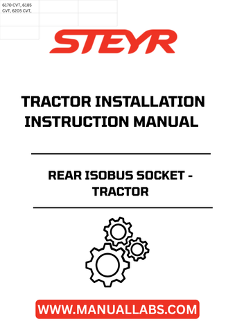 Introducing the STEYR Rear ISOBUS Socket, designed specifically for seamless tractor installation. This high-quality socket ensures reliable connectivity for your agricultural equipment, enhancing the efficiency of your operations. With the part number 48154614, it is engineered to meet the rigorous demands of modern farming.