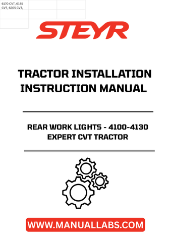 Enhance your STEYR 4100-4130 Expert CVT Tractor with our high-quality rear work lights. Designed specifically for these models, these lights provide optimal visibility and safety during nighttime operations or low-light conditions. With robust construction, they are built to withstand the rigors of agricultural work, ensuring long-lasting performance.