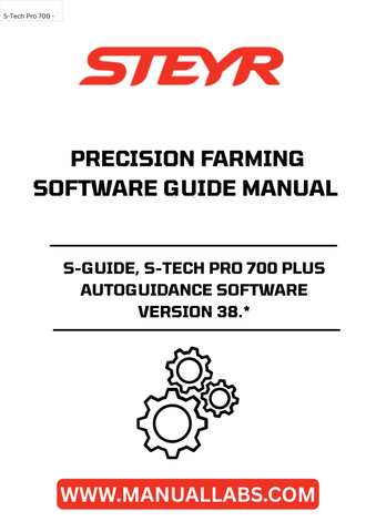 Experience unparalleled precision in your farming operations with the STEYR S-GUIDE and S-TECH PRO 700 PLUS Autoguidance Software, now available in version 38.* This advanced precision farming software is designed to enhance your productivity and efficiency, allowing you to navigate your fields with confidence and accuracy.