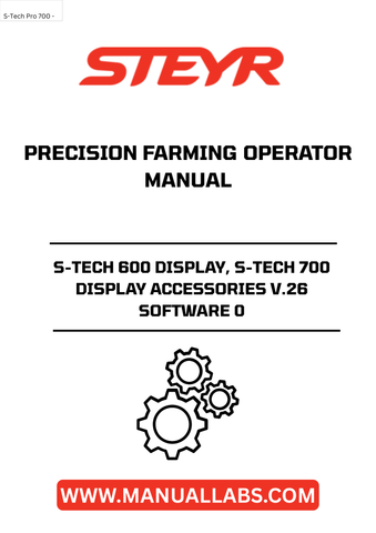 Experience the future of precision farming with the STEYR S-TECH 600 and S-TECH 700 Display Accessories. Designed to enhance your agricultural operations, this advanced software version 0 offers seamless integration and user-friendly navigation, ensuring you have all the tools you need at your fingertips.