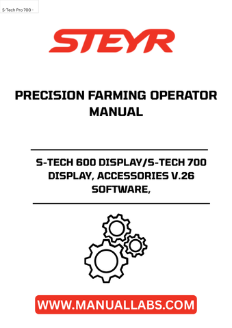 Experience the future of precision farming with the STEYR S-TECH 600 and S-TECH 700 Displays. Designed for optimal performance, these advanced displays provide real-time data and intuitive controls, ensuring you have everything you need at your fingertips. With a user-friendly interface, you can easily monitor your equipment and make informed decisions to enhance productivity.