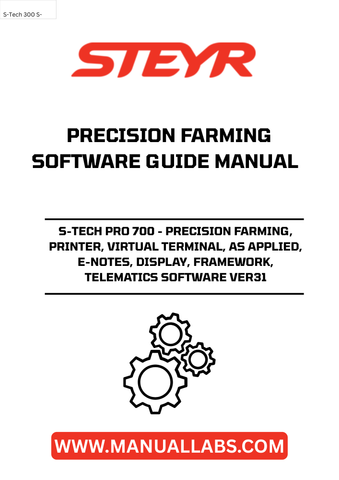 Introducing the STEYR S-TECH PRO 700, your ultimate solution for precision farming. This advanced system integrates a high-quality printer, virtual terminal, and e-notes display, ensuring seamless operation in the field. With its user-friendly interface and robust framework, managing your agricultural tasks has never been easier.