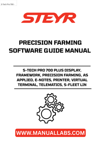 Introducing the STEYR S-TECH PRO 700 PLUS DISPLAY, the ultimate solution for precision farming. This advanced display integrates seamlessly with your agricultural machinery, providing real-time data and insights to enhance your farming efficiency. With its user-friendly interface, you can easily navigate through various applications, ensuring you have all the information you need at your fingertips.
