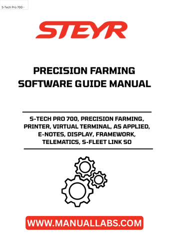 Experience the future of agriculture with the STEYR S-TECH PRO 700, a cutting-edge precision farming solution designed to enhance your productivity and efficiency. This advanced virtual terminal integrates seamlessly with your farming operations, providing real-time data and insights that empower you to make informed decisions on the go.