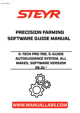 Experience unparalleled precision in your farming operations with the STEYR S-TECH PRO 700 S-GUIDE Autoguidance System. Designed for all makes, this advanced system integrates seamlessly with your existing equipment, ensuring you achieve optimal performance and efficiency in the field. With software version 28.10, you can trust that you are equipped with the latest technology to enhance your agricultural practices.