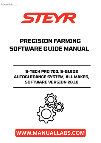 Experience precision farming like never before with the STEYR S-TECH PRO 700, equipped with the advanced S-GUIDE Autoguidance System. This cutting-edge technology is designed to enhance your farming efficiency, ensuring accurate field navigation and optimal crop management. With software version 28.10, you can trust that you are utilizing the latest advancements in agricultural technology.