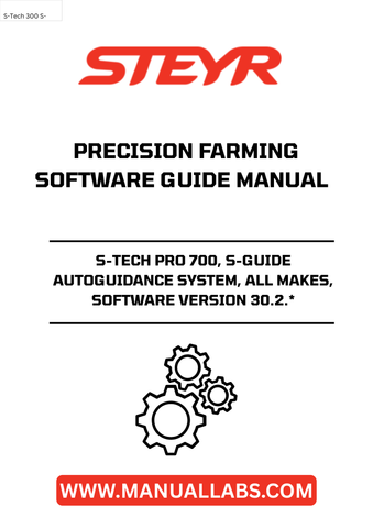 Experience unparalleled precision in your farming operations with the STEYR S-TECH PRO 700 S-GUIDE Autoguidance System. Designed for all makes, this advanced system ensures that your machinery operates with pinpoint accuracy, reducing overlap and saving you time and resources. With software version 30.2, you can trust that you are equipped with the latest technology to enhance your productivity.