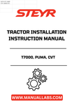 Ensure your STEYR T7000, PUMA, and CVT tractor operates at peak performance with the comprehensive Installation Instructions Manual (Part Number: 84203283). This essential guide provides step-by-step instructions, making installation straightforward and efficient, even for those new to tractor maintenance.