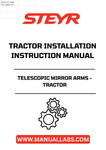 Enhance your tractor's visibility and safety with the STEYR Telescopic Mirror Arms. Designed for optimal performance, these mirror arms provide adjustable angles, ensuring you have a clear view of your surroundings while operating your machinery. Perfect for both professional and agricultural use, they are a must-have for any serious operator.