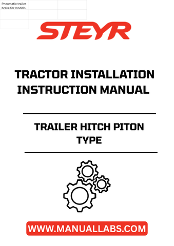 Enhance your STEYR tractor's versatility with the STEYR Trailer Hitch Piton Type. This robust hitch is designed for seamless installation, allowing you to easily connect various trailers and equipment, making your agricultural tasks more efficient and productive.