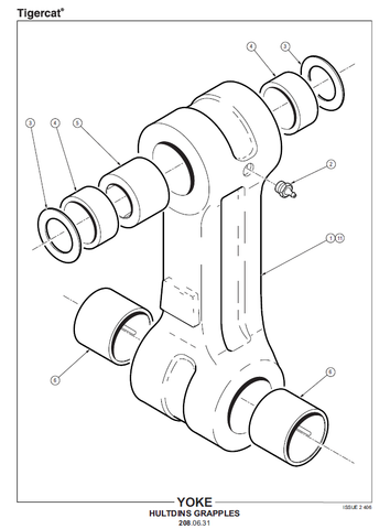 TIGERCAT 230C LOADER PARTS MANUAL
