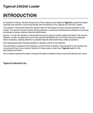 TIGERCAT 240 OPERATOR MANUAL