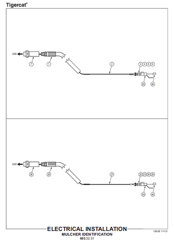 TIGERCAT 4061 MULCHING HEAD MANUAL