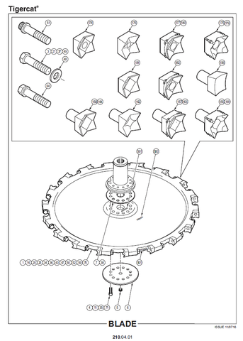 TIGERCAT 5600 SAW HEAD MANUAL