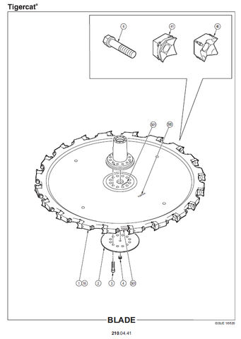TIGERCAT 5700 SAW HEAD MANUAL
