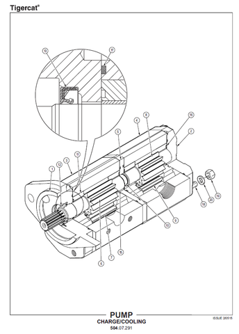 TIGERCAT 612 SKIDDER PARTS MANUAL