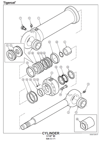 TIGERCAT DW5000 SAW HEAD MANUAL