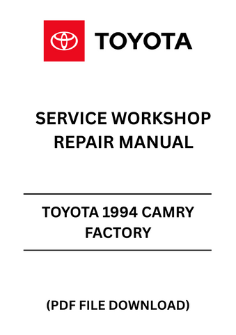 Revitalize your 1994 Toyota Camry with the comprehensive Factory Service Workshop Repair Manual, now available in a convenient PDF format. This essential guide is designed to provide you with detailed instructions and specifications, ensuring that you can tackle any repair or maintenance task with confidence. From engine diagnostics to electrical systems, this manual covers it all.