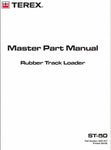 Terex ST-50 Rubber Track Loader Parts Catalog Manual Instant Download