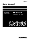 HB365LC-3 Komatsu Hybrid Hydraulic Excavator Service Repair Manual SN: 5001 and up Download PDF