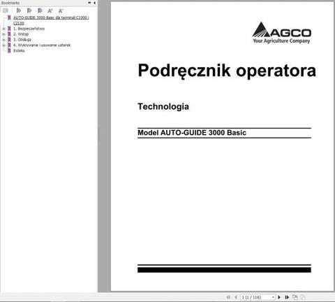 Discover the essential guide for your Valtra Auto-Guide 3000 with the comprehensive Operator’s Manual available in PDF format. This manual is designed to provide you with all the necessary information to operate your equipment efficiently and effectively, ensuring you get the most out of your investment.