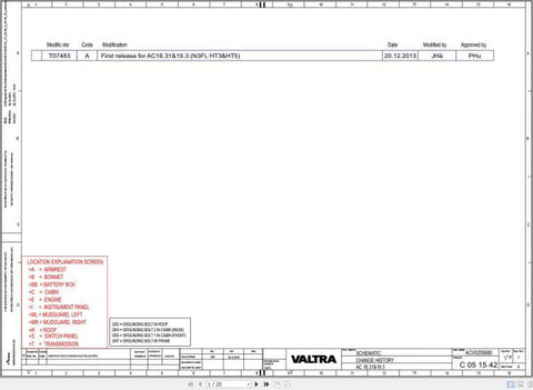 Discover the VALTRA Autocontrol System AC16.31 and AC19.3 Electrical Diagram Manual, a comprehensive PDF file designed for professionals and enthusiasts alike. This manual provides detailed electrical diagrams that simplify troubleshooting and maintenance, ensuring your Valtra equipment operates at peak performance.