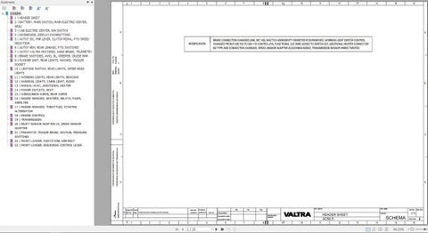Unlock the full potential of your Valtra machinery with the Valtra Autocontrol System AC54.5 Wiring Diagram Manual. This comprehensive PDF file provides detailed wiring diagrams that are essential for troubleshooting and optimizing your equipment's performance.