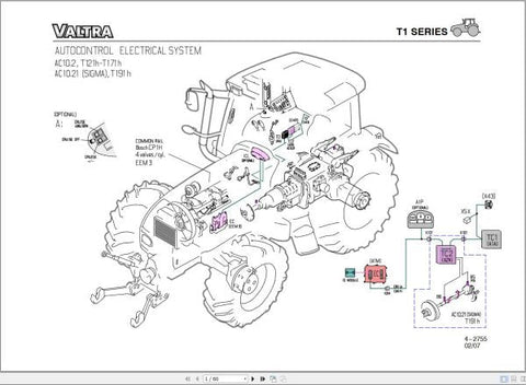 Unlock the full potential of your Valtra machinery with the Valtra Autocontrol System N, T Hitech Electrical Diagram Manual AC10.2 AC10.21. This comprehensive PDF file serves as an essential resource for understanding the intricate electrical systems of your Valtra equipment, ensuring optimal performance and efficiency.