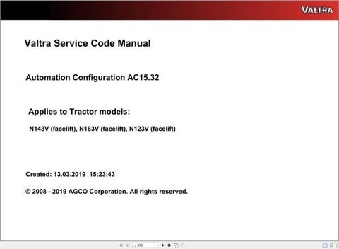 With easy-to-follow steps and clear illustrations, this manual simplifies complex procedures, making it an essential resource for technicians and operators alike. Whether you're troubleshooting or performing routine maintenance, the AC15.32 Service Code Manual equips you with the tools to keep your equipment running smoothly.