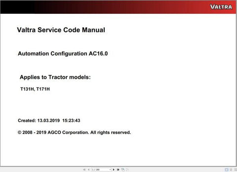 Designed for ease of use, this manual is packed with valuable information that simplifies troubleshooting and maintenance tasks. Whether you're a seasoned professional or a newcomer to Valtra technology, the step-by-step approach will help you navigate complex configurations with confidence. Save time and reduce downtime by having this indispensable guide at your fingertips.