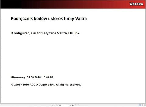 Unlock the full potential of your Valtra machinery with the Valtra Automation Configuration LHLINK Service Code Manual. This comprehensive PDF file serves as an essential resource for operators and technicians, providing detailed instructions and insights into the automation configuration process.