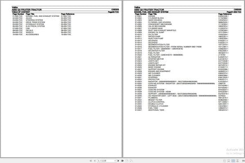 Discover the essential VALTRA FRUITER TRACTOR A650 GII PARTS CATALOG MANUAL C065006, now available in a convenient PDF format. This comprehensive manual is designed to provide you with detailed information on all parts and components of the A650 GII model, ensuring you have everything you need for efficient maintenance and repairs.